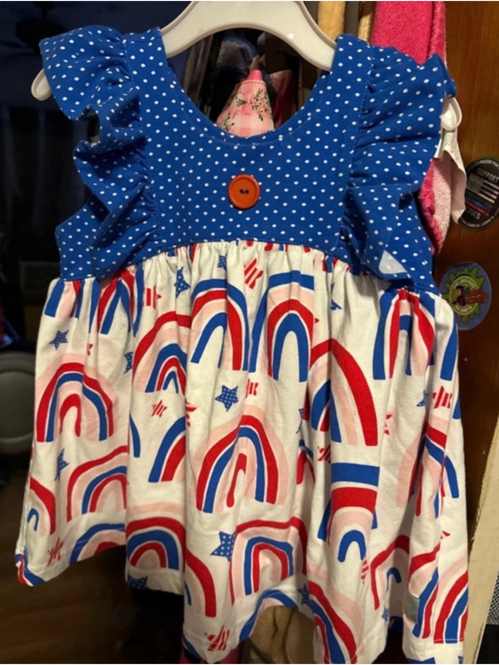 Eleanor Rose Patriotic Blouse